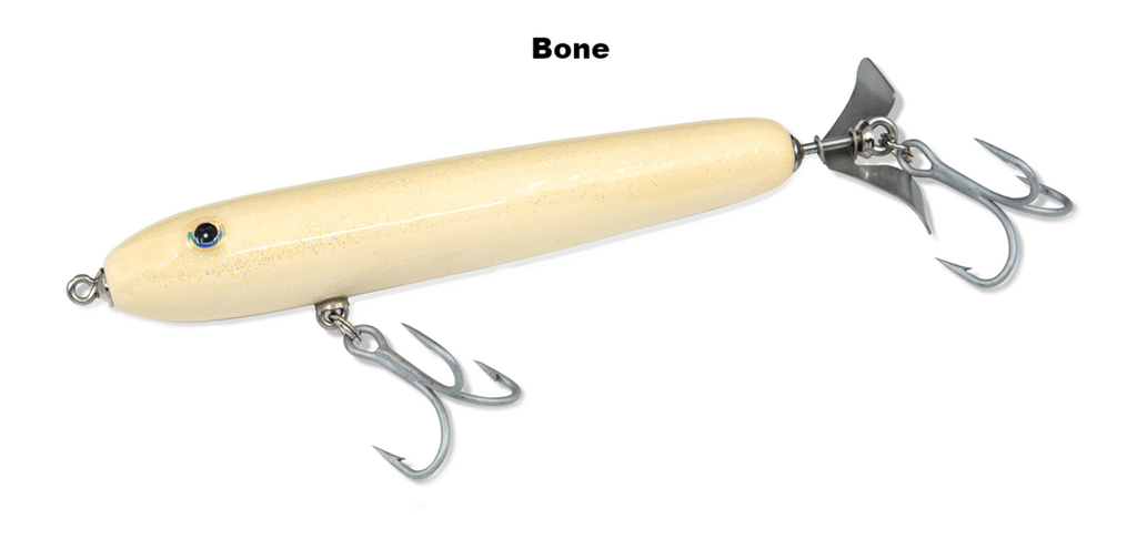 5.5 inch RipRoller fishing lure Bone color
