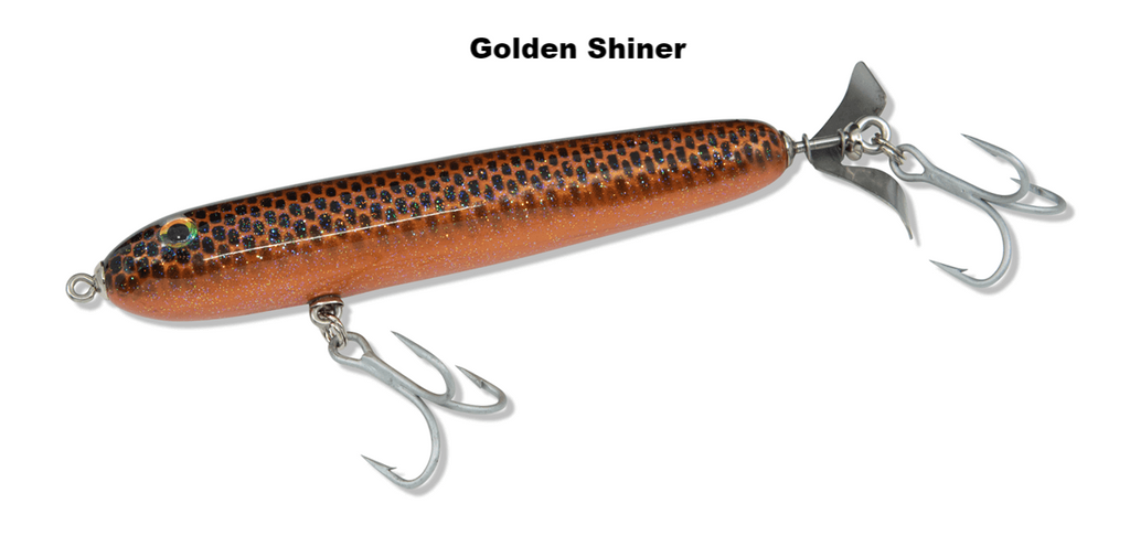 5.5 inch RipRoller fishing lure in Golden Shiner